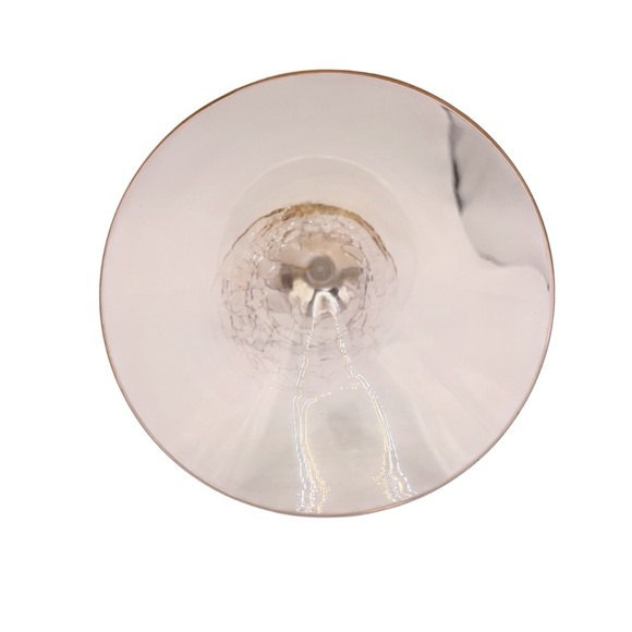 Expresso Martini Blush Gold Tint Luxury Glass Crackle Texture & Mid‑Century-4CT - Picture 9 of 13